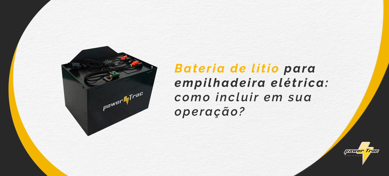 bateria de lítio empilhadeira elétrica